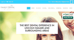 Desktop Screenshot of familydentaloflincoln.com